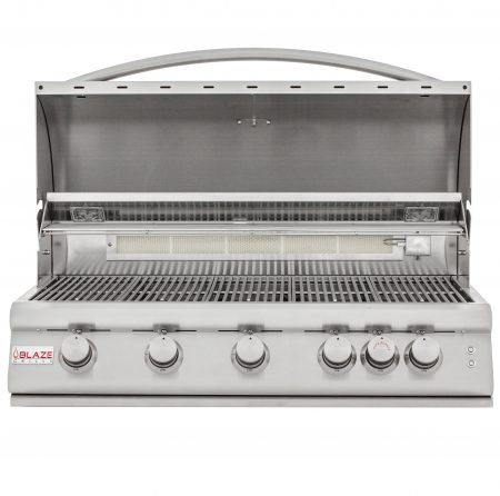 Blaze LTE 40-Inch 5-Burner Gas Grill with Rear Burner and Built-in Lighting System - BLZ-5LTE2-LP/NG