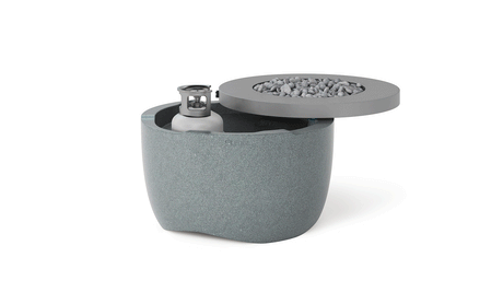 Ledge Lounger Halo Firepit