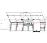 Bull Charleston 10 Ft Dura Outdoor Kitchen