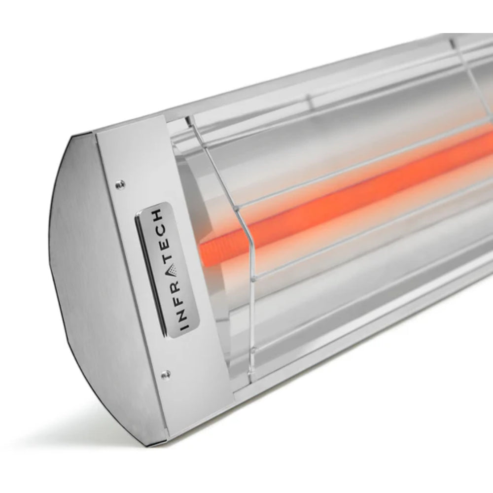 Infratech C Series Single Element C3028 3000 Watts 208V 14 Amps Infrared Electric Patio Heater 61.25 x 8.19 x 2.5 in. - 21-3220