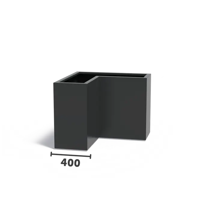 Adezz Carrez Aluminium L-Shape Planter