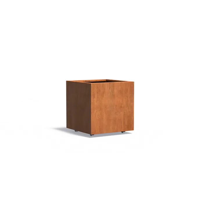 Adezz Carrez Corten Cube with Wheels