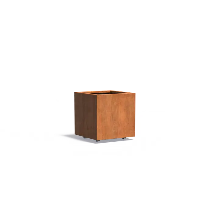 Adezz Carrez Corten Cube with Wheels