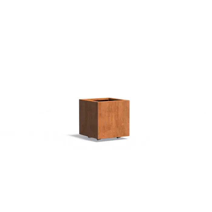 Adezz Carrez Corten Cube with Wheels