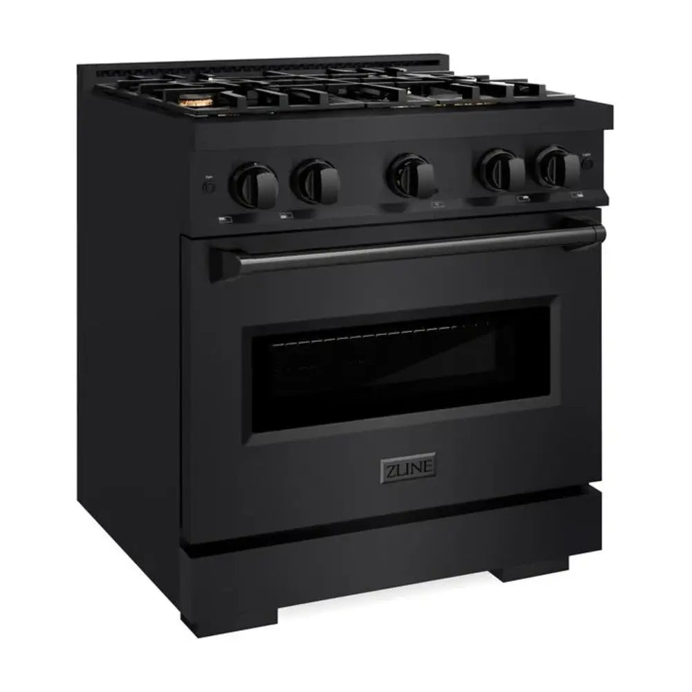 ZLINE 30" Classic Series Dual Fuel Range with 4 Brass Burners, 4.2 cu. ft. Oven Capacity, Convection Cooking and Auto-Reignition