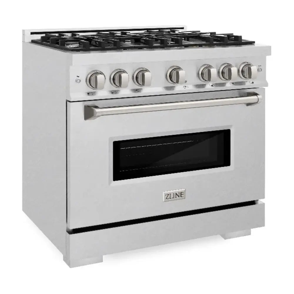 ZLINE 36" Classic Series Dual Fuel Range with 6 Burners, 5.2 cu. ft. Oven Capacity, Convection Cooking and Auto-Reignition