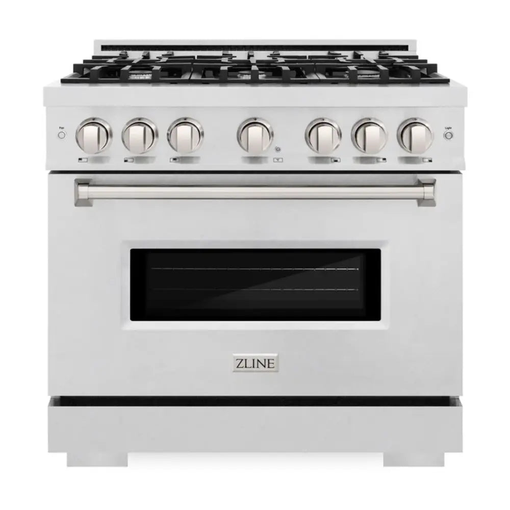 ZLINE 36" Classic Series Dual Fuel Range with 6 Burners, 5.2 cu. ft. Oven Capacity, Convection Cooking and Auto-Reignition