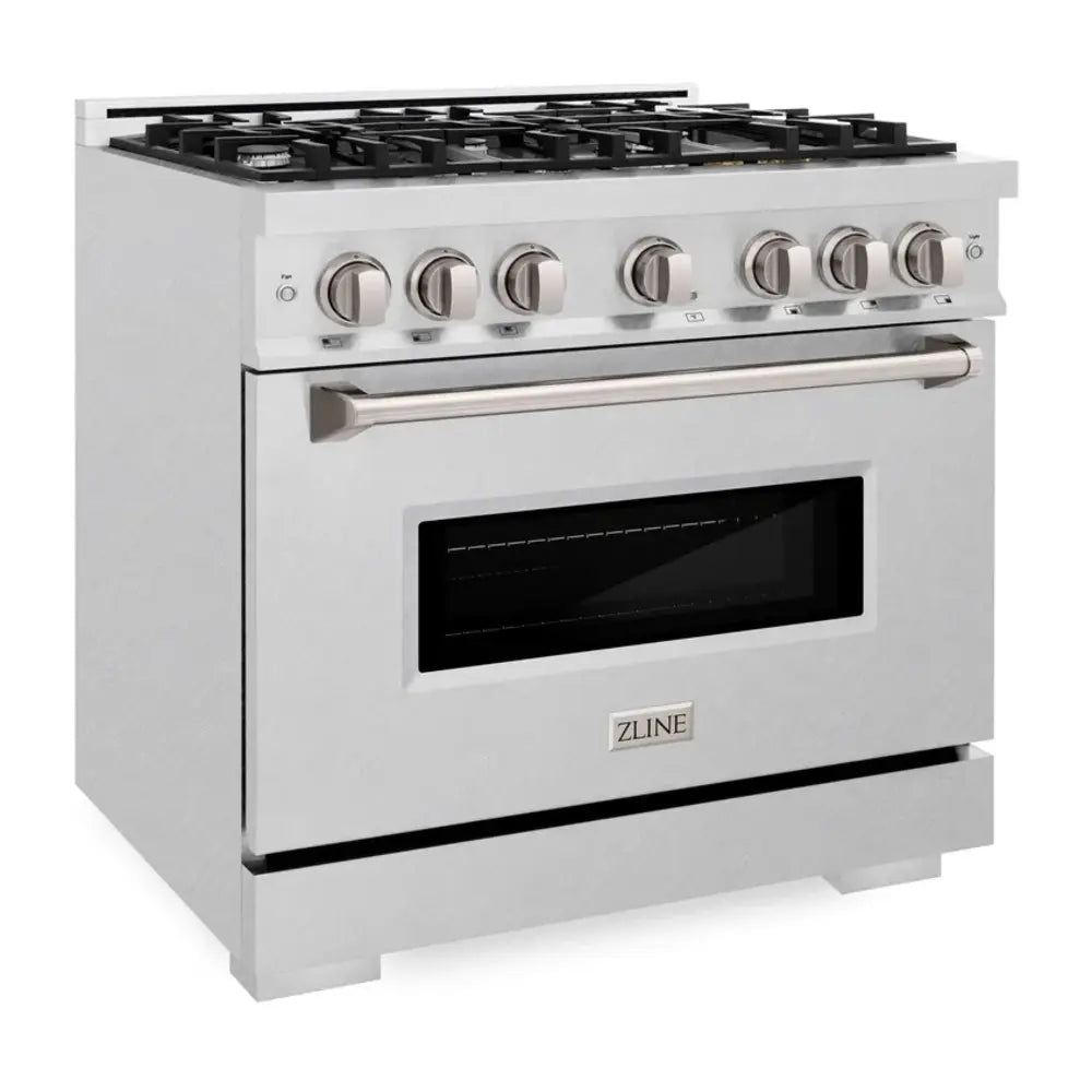 ZLINE 36" Classic Series Dual Fuel Range with 6 Burners, 5.2 cu. ft. Oven Capacity, Convection Cooking and Auto-Reignition