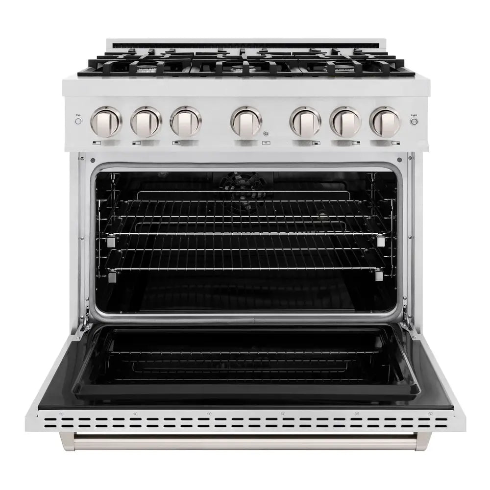 ZLINE 36" Classic Series Dual Fuel Range with 6 Burners, 5.2 cu. ft. Oven Capacity, Convection Cooking and Auto-Reignition
