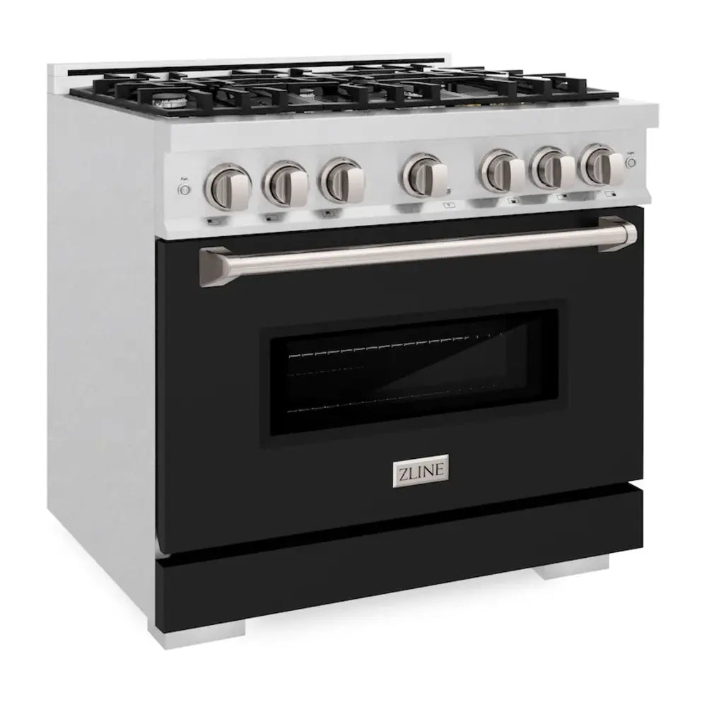 ZLINE 36" Classic Series Dual Fuel Range with 6 Burners, 5.2 cu. ft. Oven Capacity, Convection Cooking and Auto-Reignition