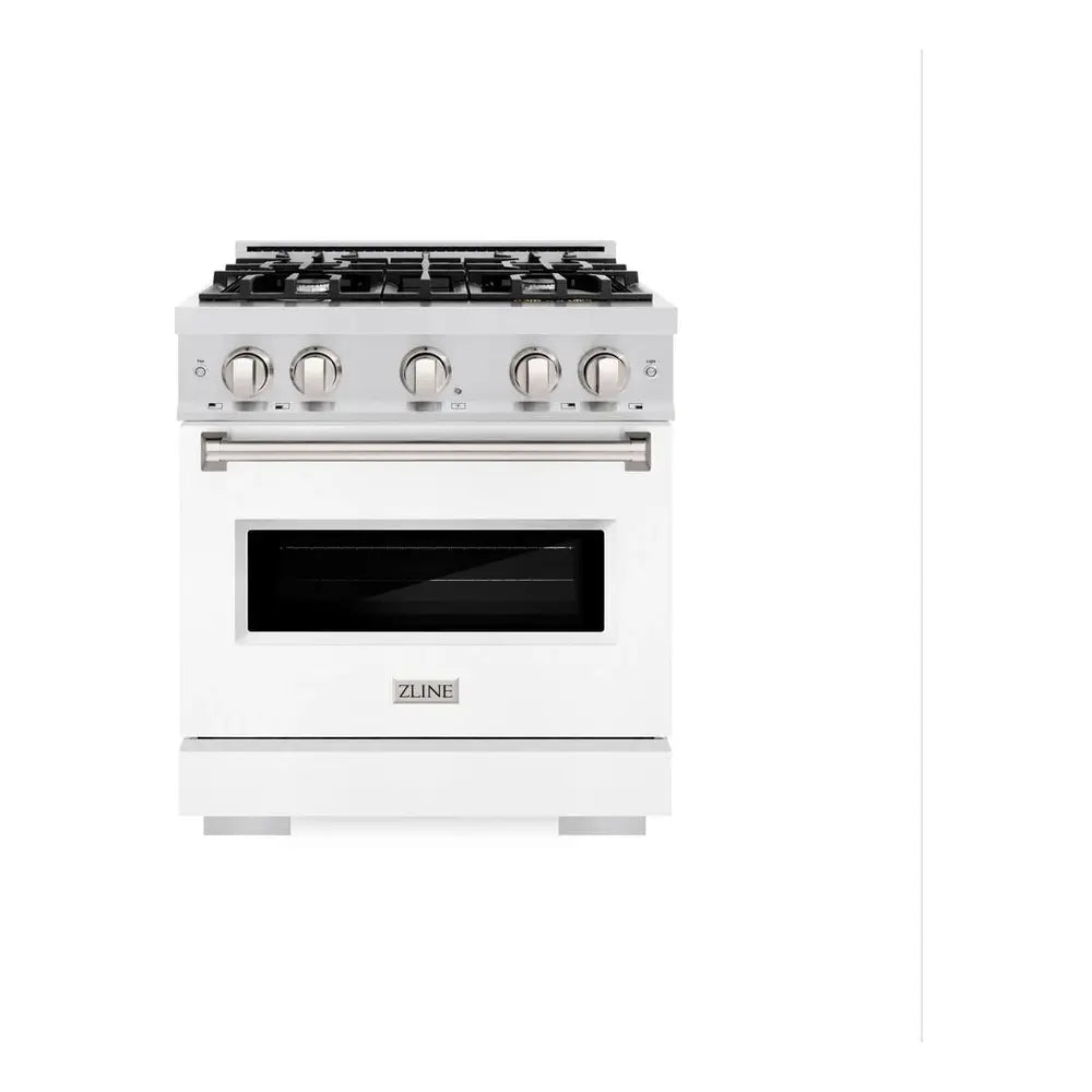 ZLINE 30" Classic Series Dual Fuel Range with 4 Burners, 4.2 cu. ft. Oven Capacity, Convection Cooking and Auto-Reignition