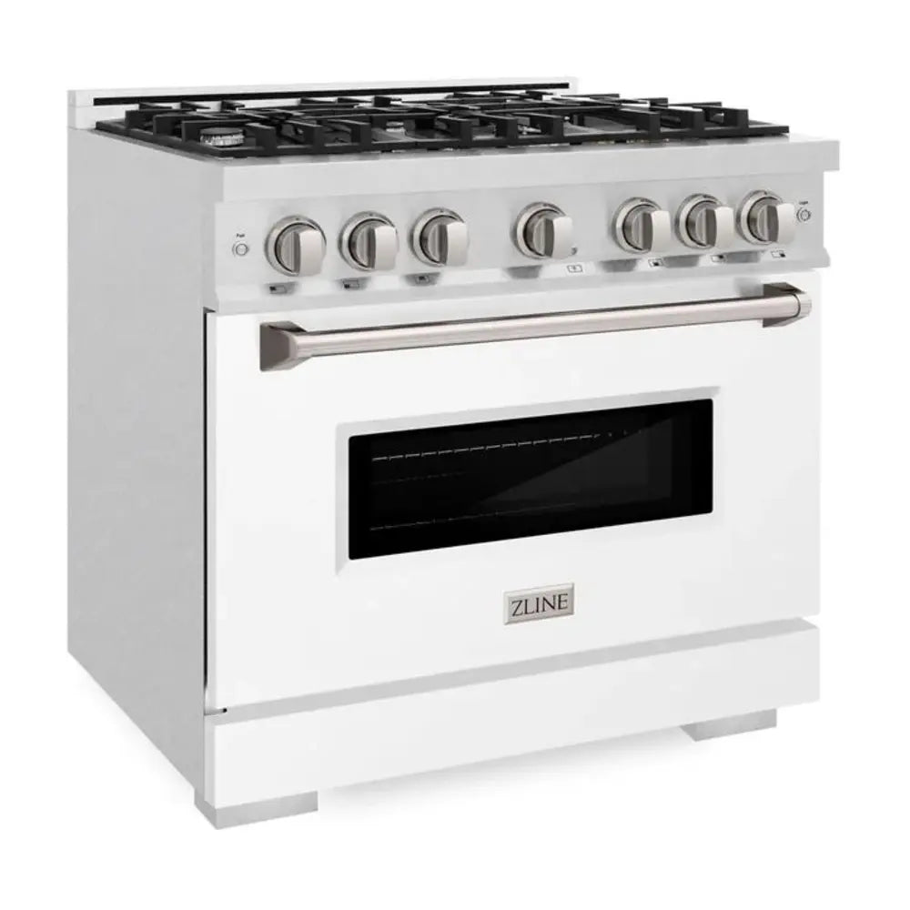 ZLINE 36" Classic Series Dual Fuel Range with 6 Burners, 5.2 cu. ft. Oven Capacity, Convection Cooking and Auto-Reignition