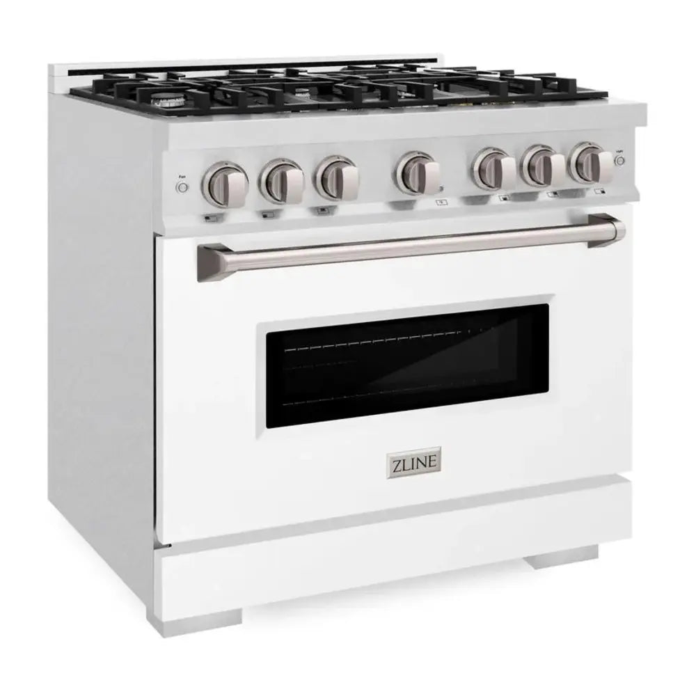 ZLINE 36" Classic Series Dual Fuel Range with 6 Burners, 5.2 cu. ft. Oven Capacity, Convection Cooking and Auto-Reignition
