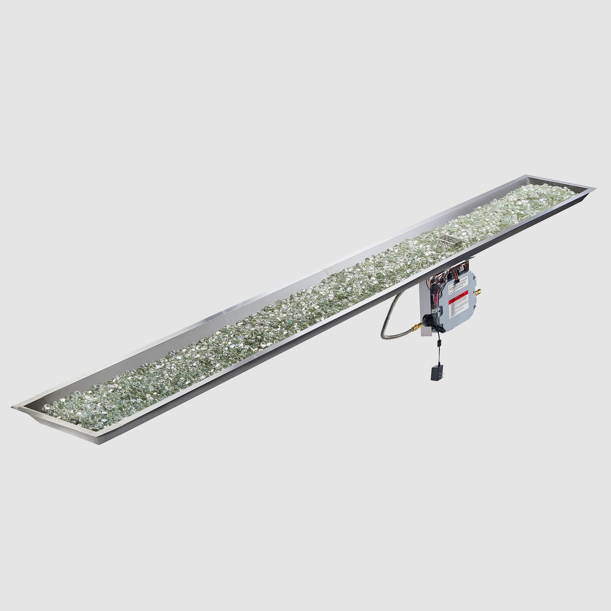 The Outdoor Greatroom Crystal Fire Plus Linear Gas Burner - CFP1224-B