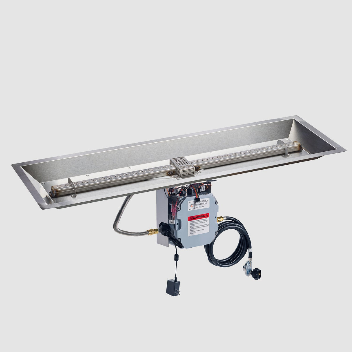 The Outdoor Greatroom Crystal Fire Plus Linear Gas Burner - CFP1224-B