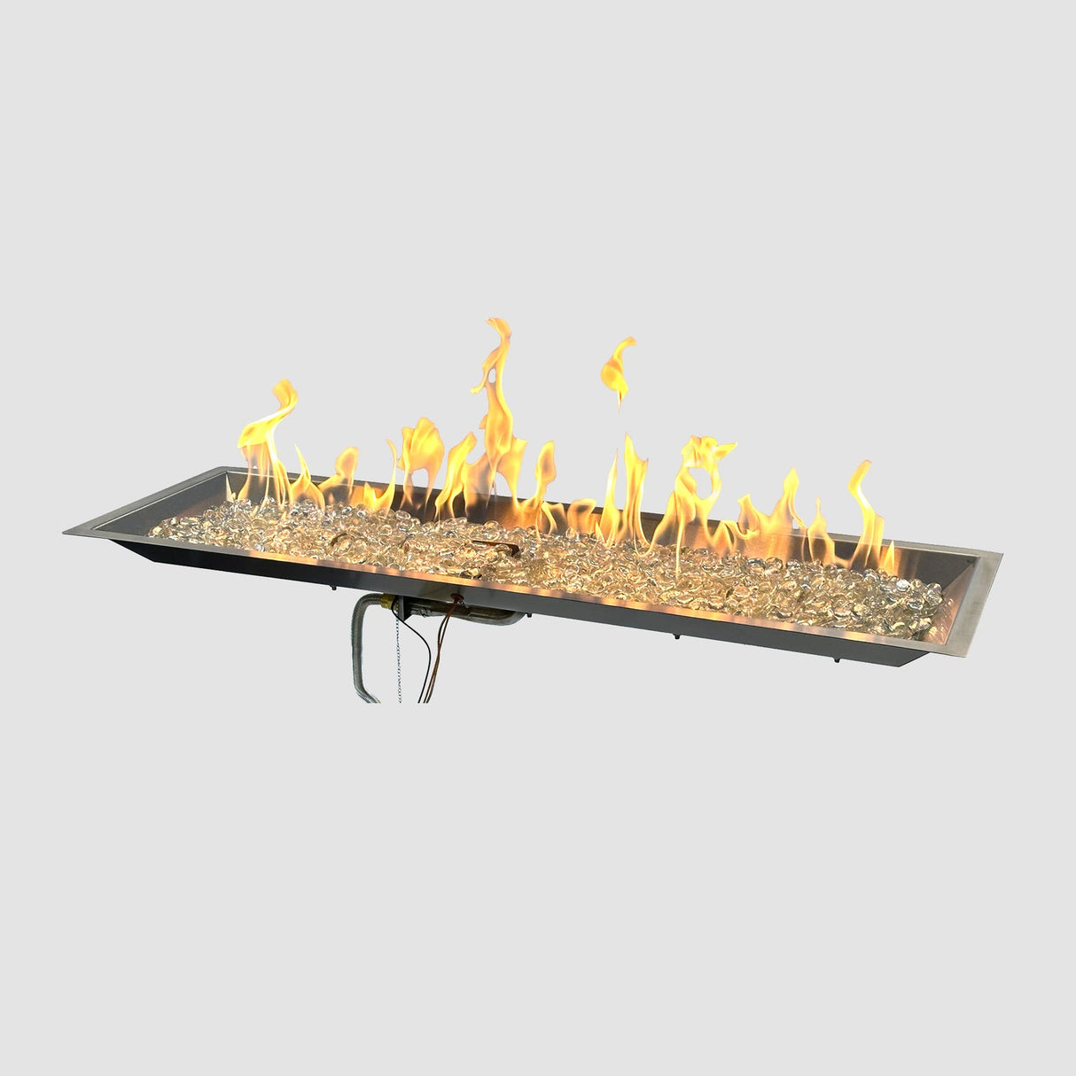 The Outdoor Greatroom Crystal Fire Plus Linear Gas Burner - CFP1224-B