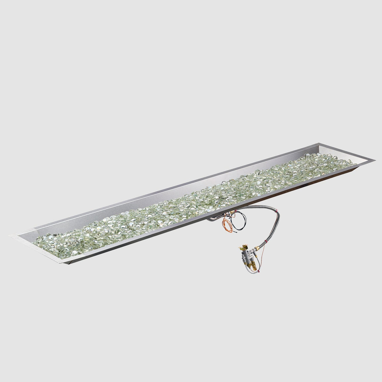 The Outdoor Greatroom Crystal Fire Plus Linear Gas Burner - CFP1224-B