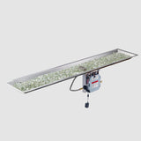 The Outdoor Greatroom Crystal Fire Plus Linear Gas Burner - CFP1224-B