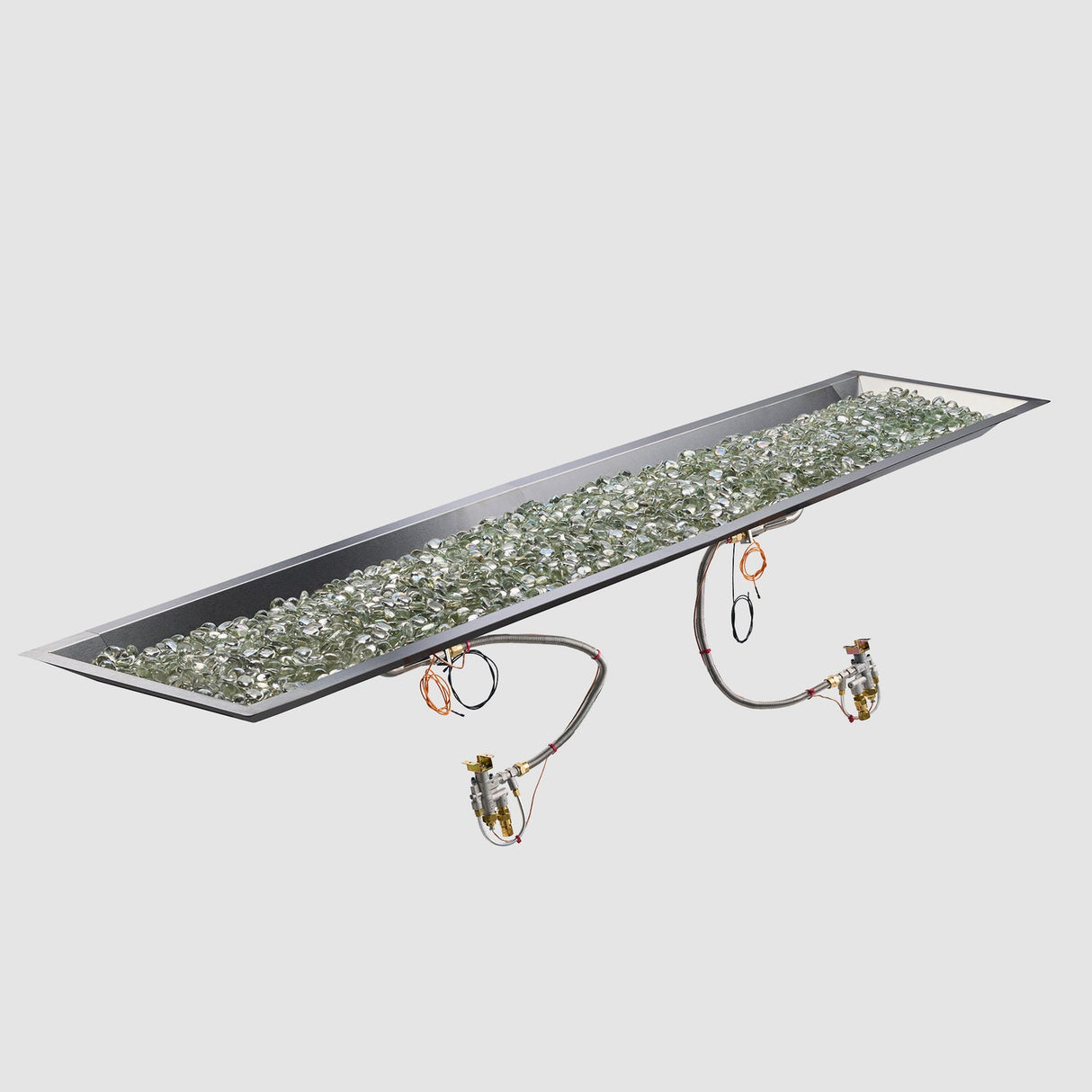 The Outdoor Greatroom Crystal Fire Plus Linear Gas Burner - CFP1224-B