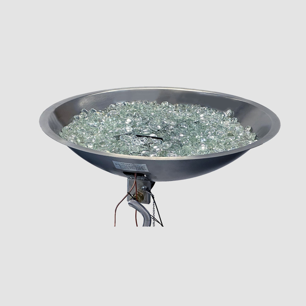 The Outdoor Greatroom Crystal Fire Plus Round Gas Burner - CFP20-K