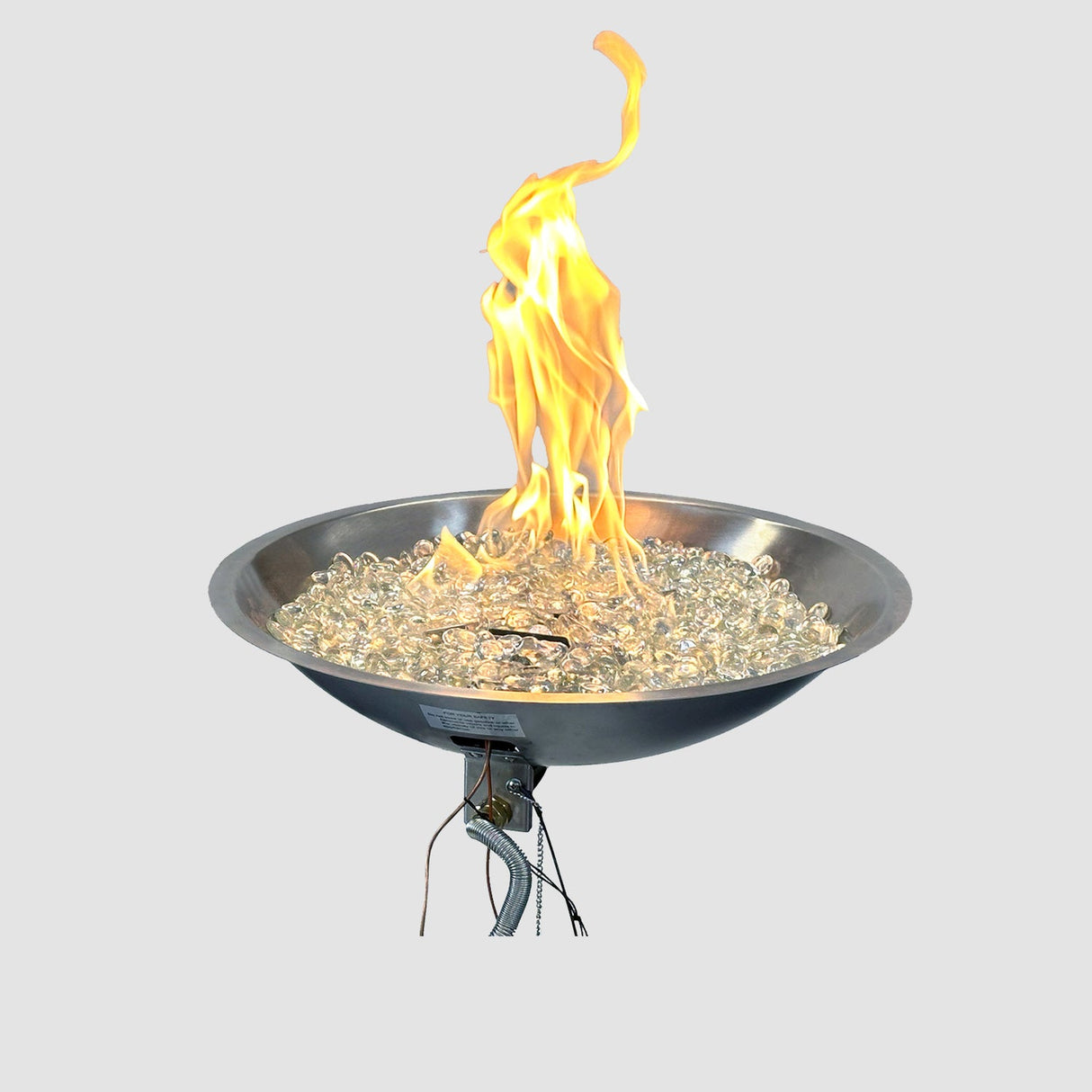 The Outdoor Greatroom Crystal Fire Plus Round Gas Burner - CFP20-K