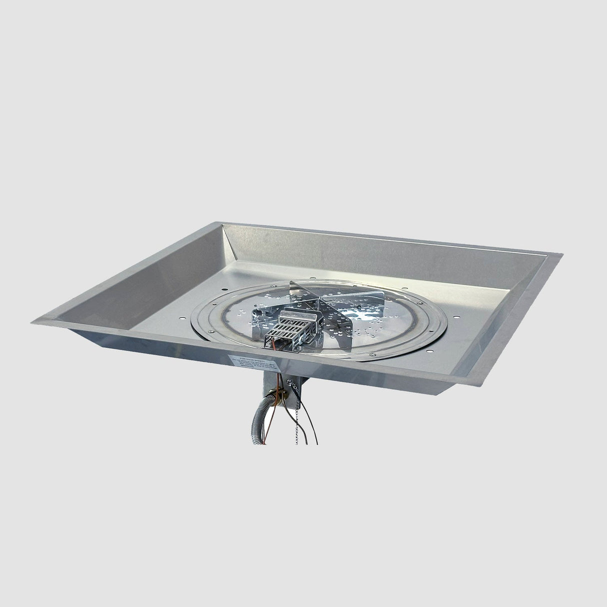 The Outdoor Greatroom Crystal 24" Fire Plus Square Gas Burner - CFP2424-K