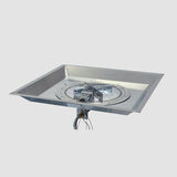The Outdoor Greatroom Crystal 24" Fire Plus Square Gas Burner - CFP2424-K
