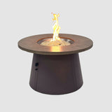 The Outdoor Greatroom Cirvalo 48" Round Gas Fire Pit Table - CIR-48-FSBR-K