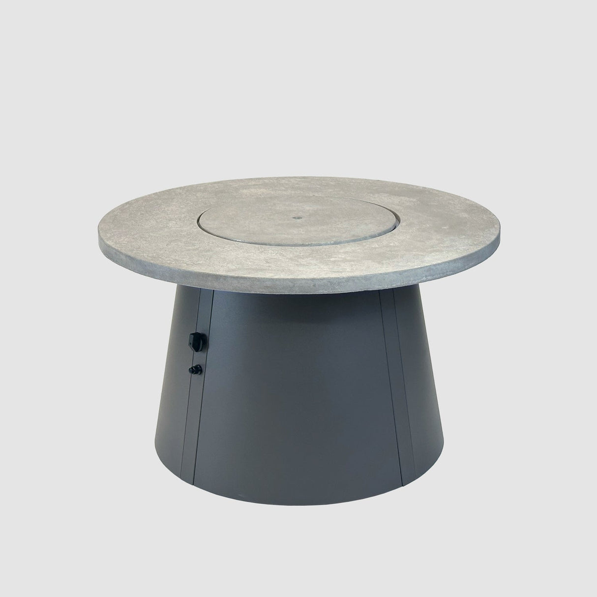 The Outdoor Greatroom Cirvalo 42" Round Gas Fire Pit Table - CIR-42-FSBR-K