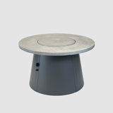 The Outdoor Greatroom Cirvalo 48" Round Gas Fire Pit Table - CIR-48-FSBR-K