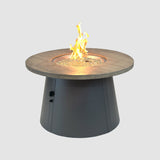 The Outdoor Greatroom Cirvalo 48" Round Gas Fire Pit Table - CIR-48-FSBR-K