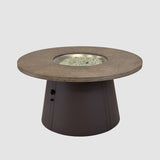 The Outdoor Greatroom Cirvalo 48" Round Gas Fire Pit Table - CIR-48-FSBR-K