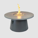 The Outdoor Greatroom Cirvalo 48" Round Gas Fire Pit Table - CIR-48-FSBR-K