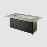 The Outdoor Greatroom Cedar 61" Ridge Linear Gas Fire Pit Table - CR-1242-K