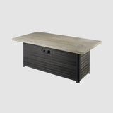 The Outdoor Greatroom Cedar 61" Ridge Linear Gas Fire Pit Table - CR-1242-K