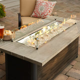 The Outdoor Greatroom Cedar 61" Ridge Linear Gas Fire Pit Table - CR-1242-K