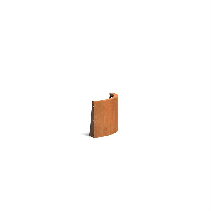 Adezz Corten Retaining Wall 400 Curved