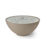 The Outdoor Greatroom Cove 42" Concrete Edge Gas Fire Pit Bowl - CV-30EWHT