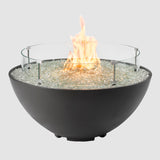 The Outdoor Greatroom Cove 42" Concrete Edge Gas Fire Pit Bowl - CV-30EWHT