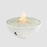The Outdoor Greatroom Cove 42" Concrete Edge Gas Fire Pit Bowl - CV-30EWHT