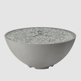 The Outdoor Greatroom Cove 42" Concrete Edge Gas Fire Pit Bowl - CV-30EWHT