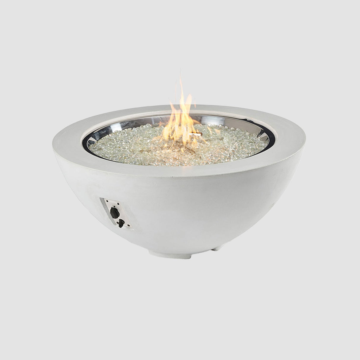 The Outdoor Greatroom Cove 54" Concrete Bowl Gas Fire Pit - CVB-54NG