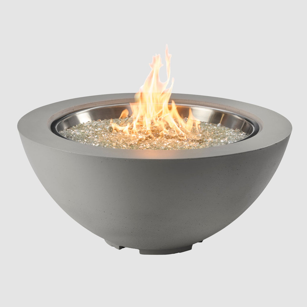 The Outdoor Greatroom Cove 48" Concrete Bowl Gas Fire Pit - CVB-48NG