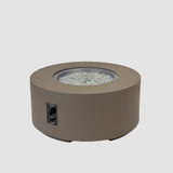 The Outdoor Greatroom Cove 60" Concrete Round Gas Fire Pit Table - CVC-60NG