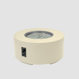 The Outdoor Greatroom Cove 48" Concrete Round Gas Fire Pit Table - CVC-48NG