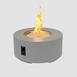 The Outdoor Greatroom Cove 60" Concrete Round Gas Fire Pit Table - CVC-60NG