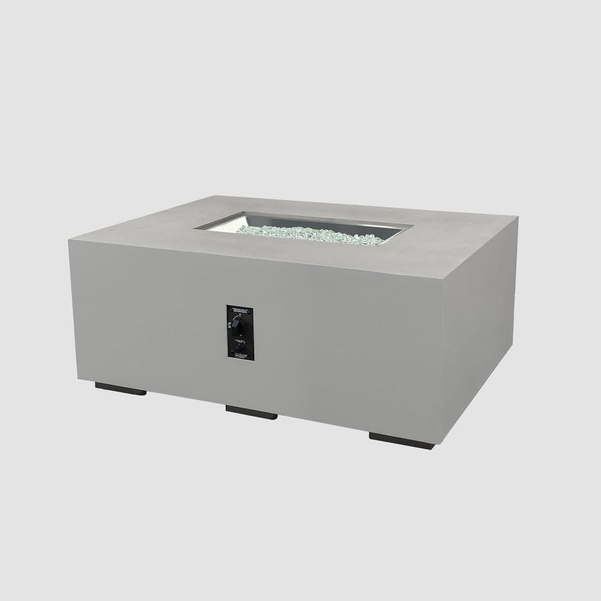 The Outdoor Greatroom Cove 48" Concrete Linear Gas Fire Pit - CVL-48NG