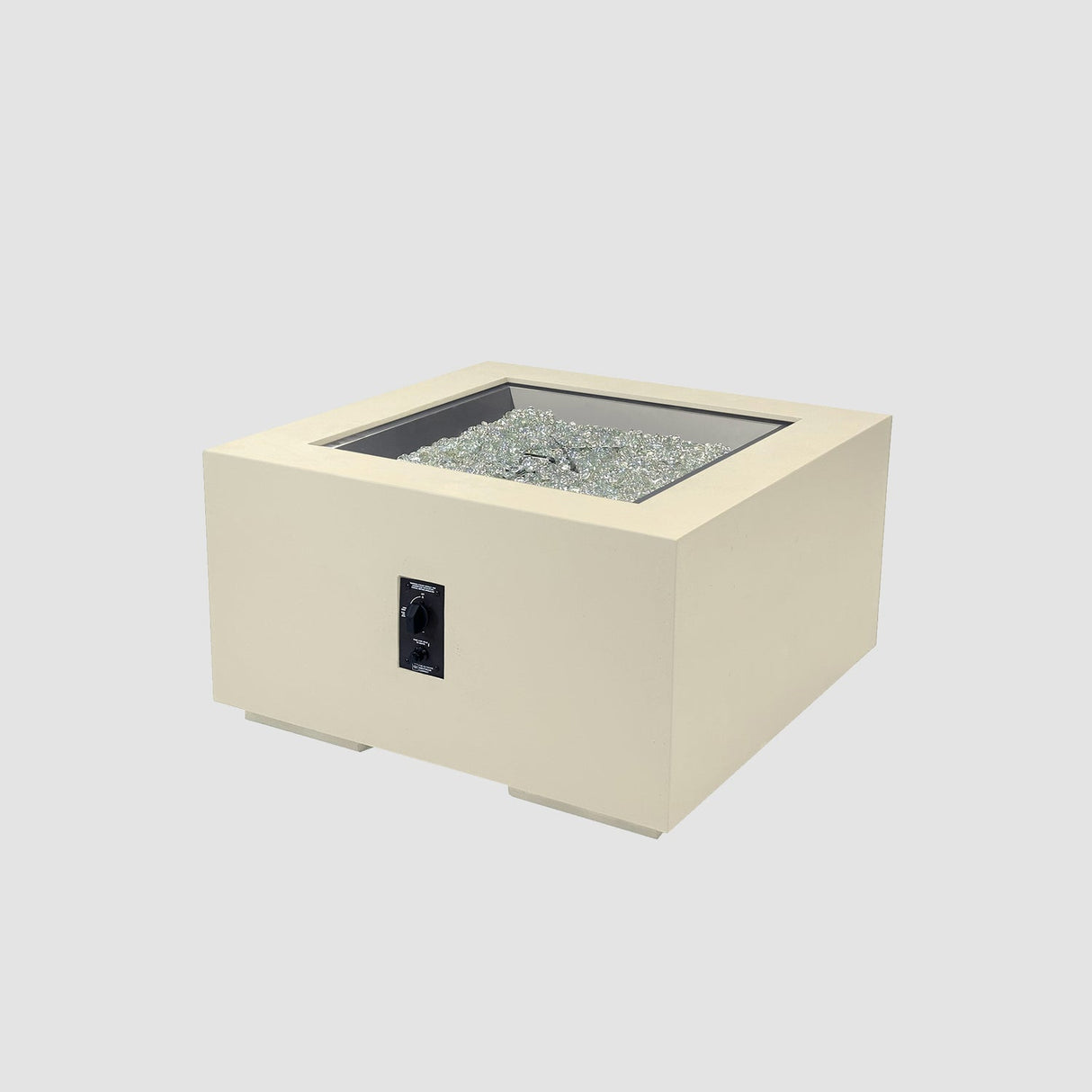 The Outdoor Greatroom Cove 48" Concrete Square Gas Fire Pit Table - CVS-48NG