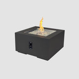 The Outdoor Greatroom Cove 36" Concrete Square Gas Fire Pit Table - CVS-36NG