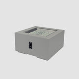 The Outdoor Greatroom Cove 36" Concrete Square Gas Fire Pit Table - CVS-36NG